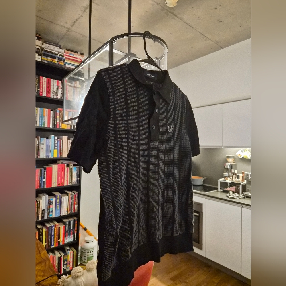 Fred Perry Black Polo Shirt